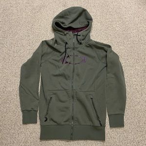 Oakley Green Zip-Up Sweater
